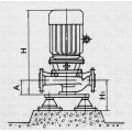 Edelstahl Pipeline Vertikale Booster Marine Motor Zentrifugal Wasserpumpe